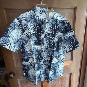 Blue Leaf Shirt